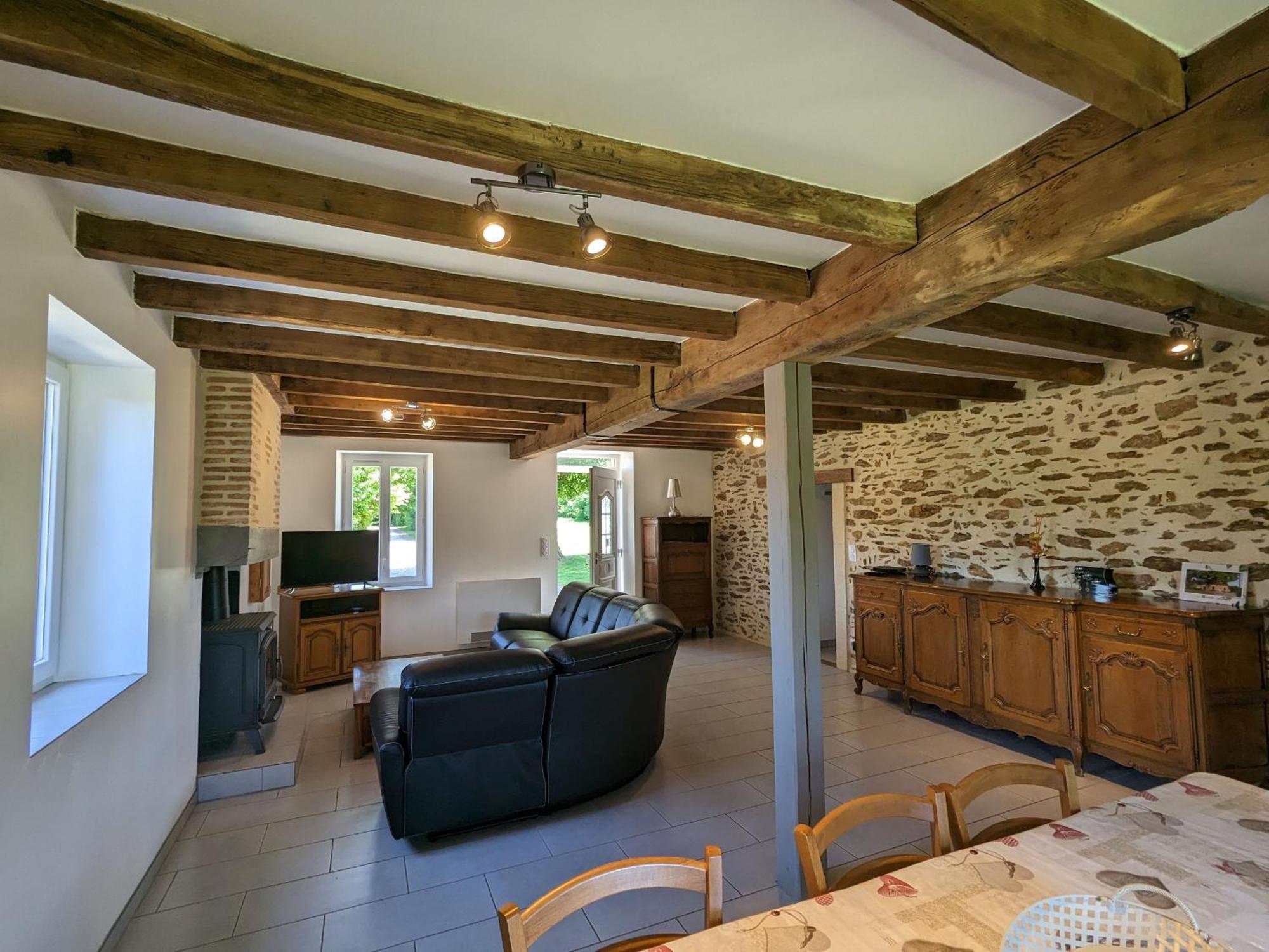 Grande Ferme Renovee Avec Jardin Et Loisirs A Proximite - Fr-1-591-155 Villa Pouligny-Notre-Dame ภายนอก รูปภาพ
