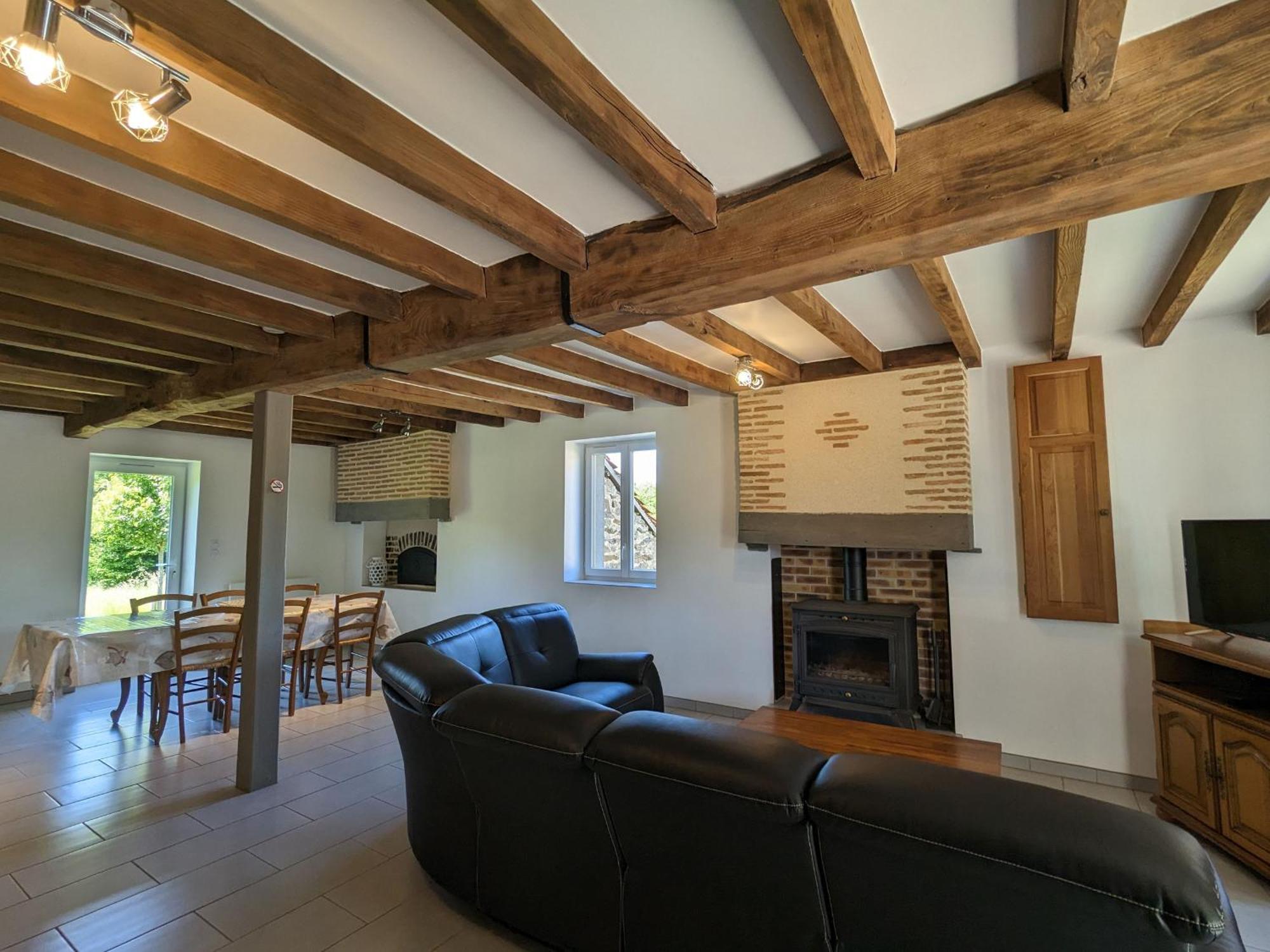 Grande Ferme Renovee Avec Jardin Et Loisirs A Proximite - Fr-1-591-155 Villa Pouligny-Notre-Dame ภายนอก รูปภาพ