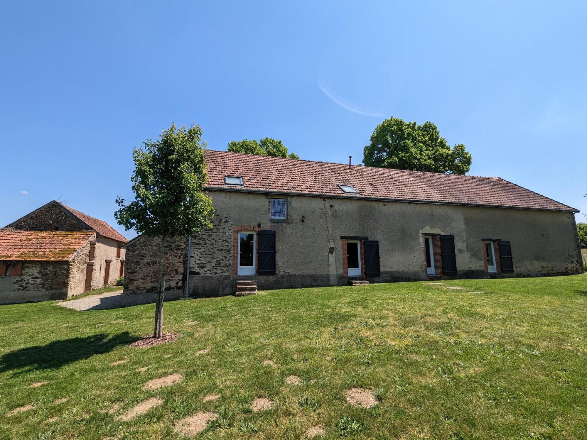 Grande Ferme Renovee Avec Jardin Et Loisirs A Proximite - Fr-1-591-155 Villa Pouligny-Notre-Dame ภายนอก รูปภาพ